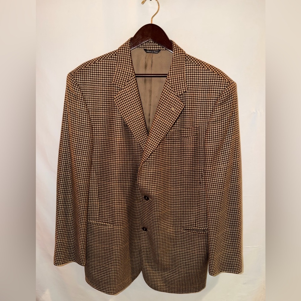 MENS MOVIMENTO MADE IN ITALY SZ 42R  100% CASHMERE SUIT JACKET COAT  >$400 EUC